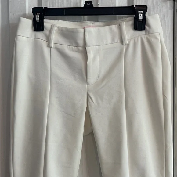 Lilly Pulitzer Chantal Stretch Dinner Pants in Ivory Size 4 - Picture 3 of 9